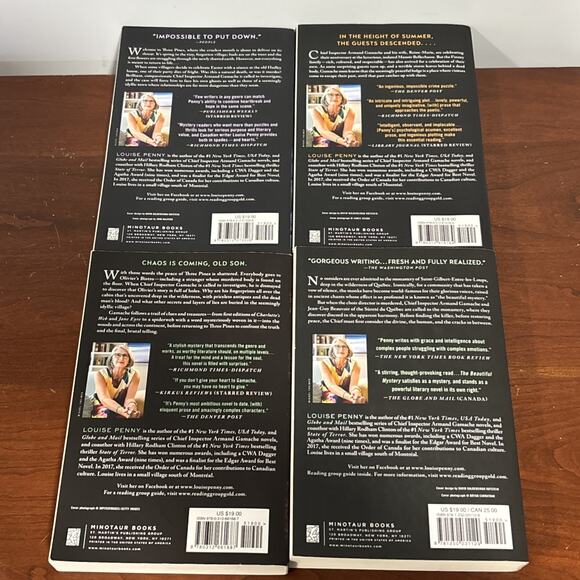 Louise Penny Paperback Book Lot (books 3,4,5,8) Cruelest Month Beautiful Mystery - Picture 6 of 6